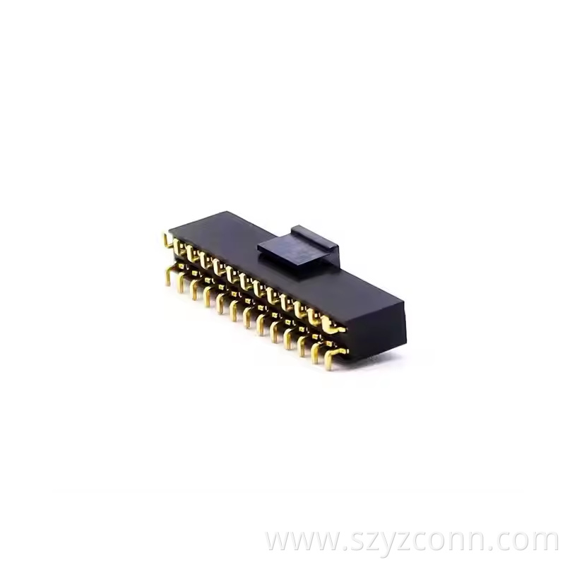 2.0mm Pitch Female Header Dual Row SMT H6.35 22P-240P (2)